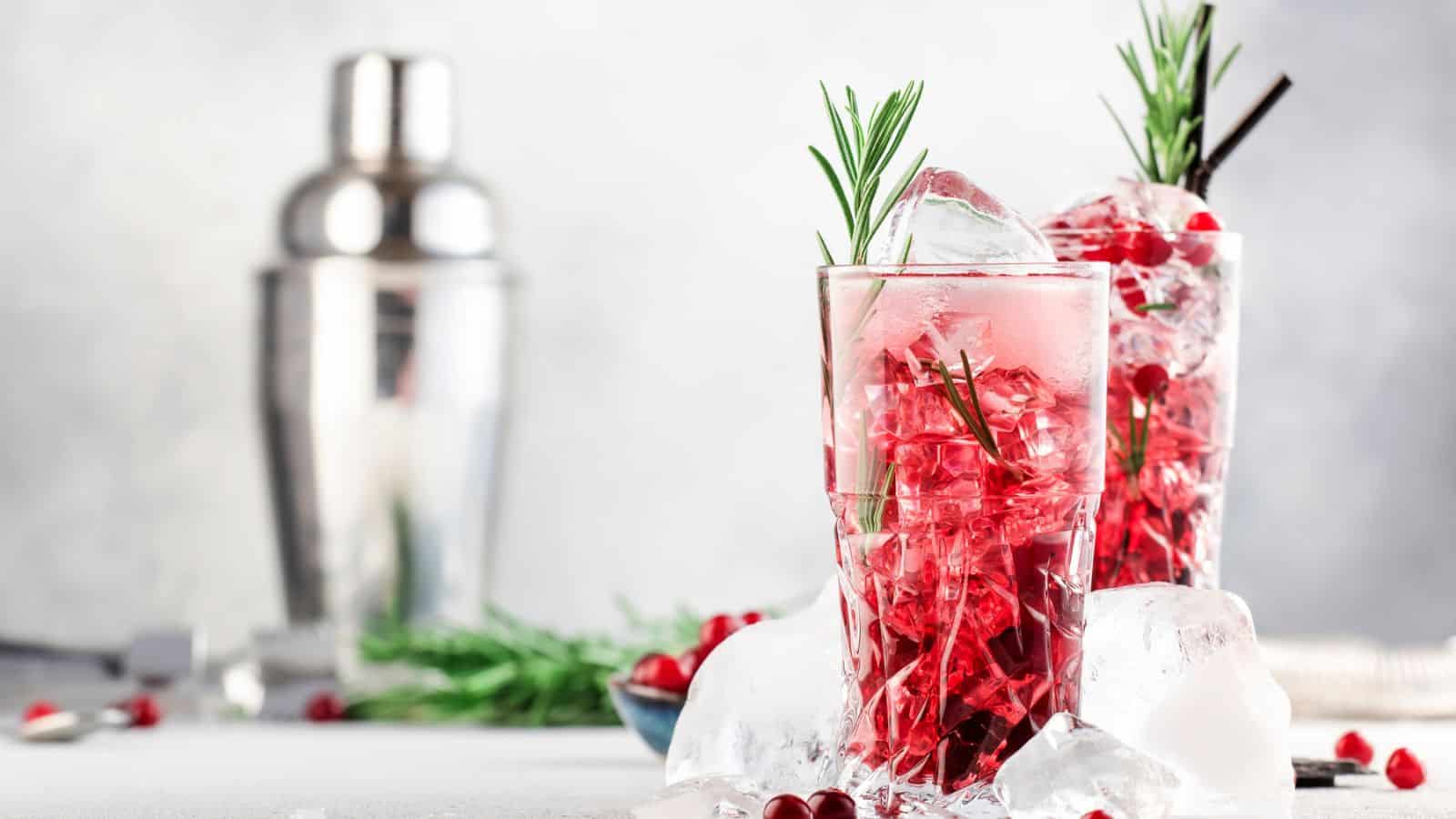 lingonberry mocktails
