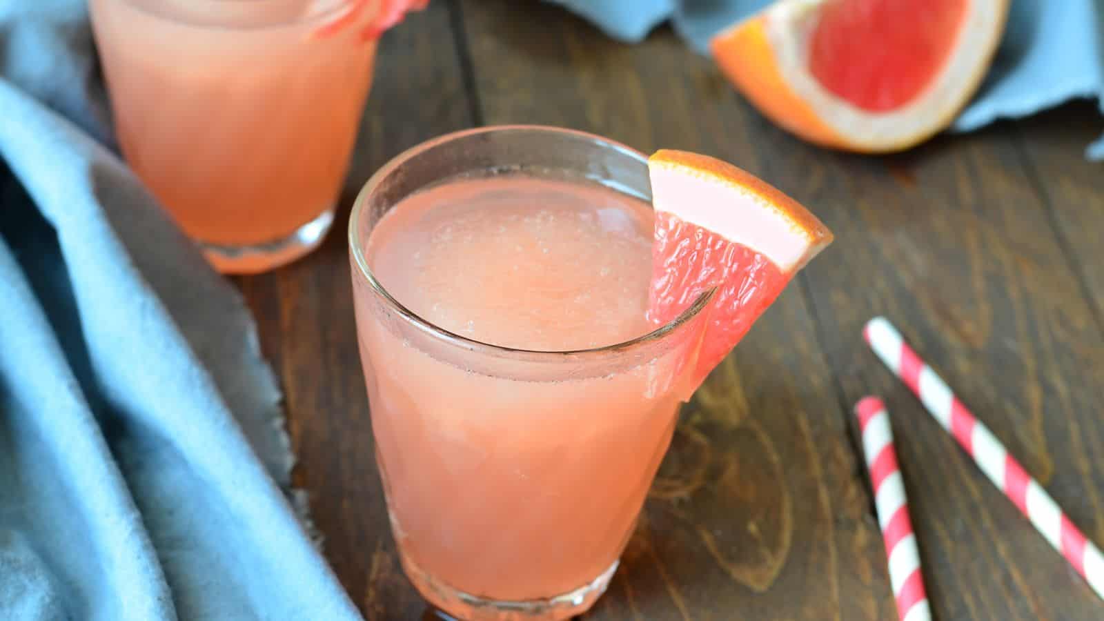 grapefruit lingonberry cocktail