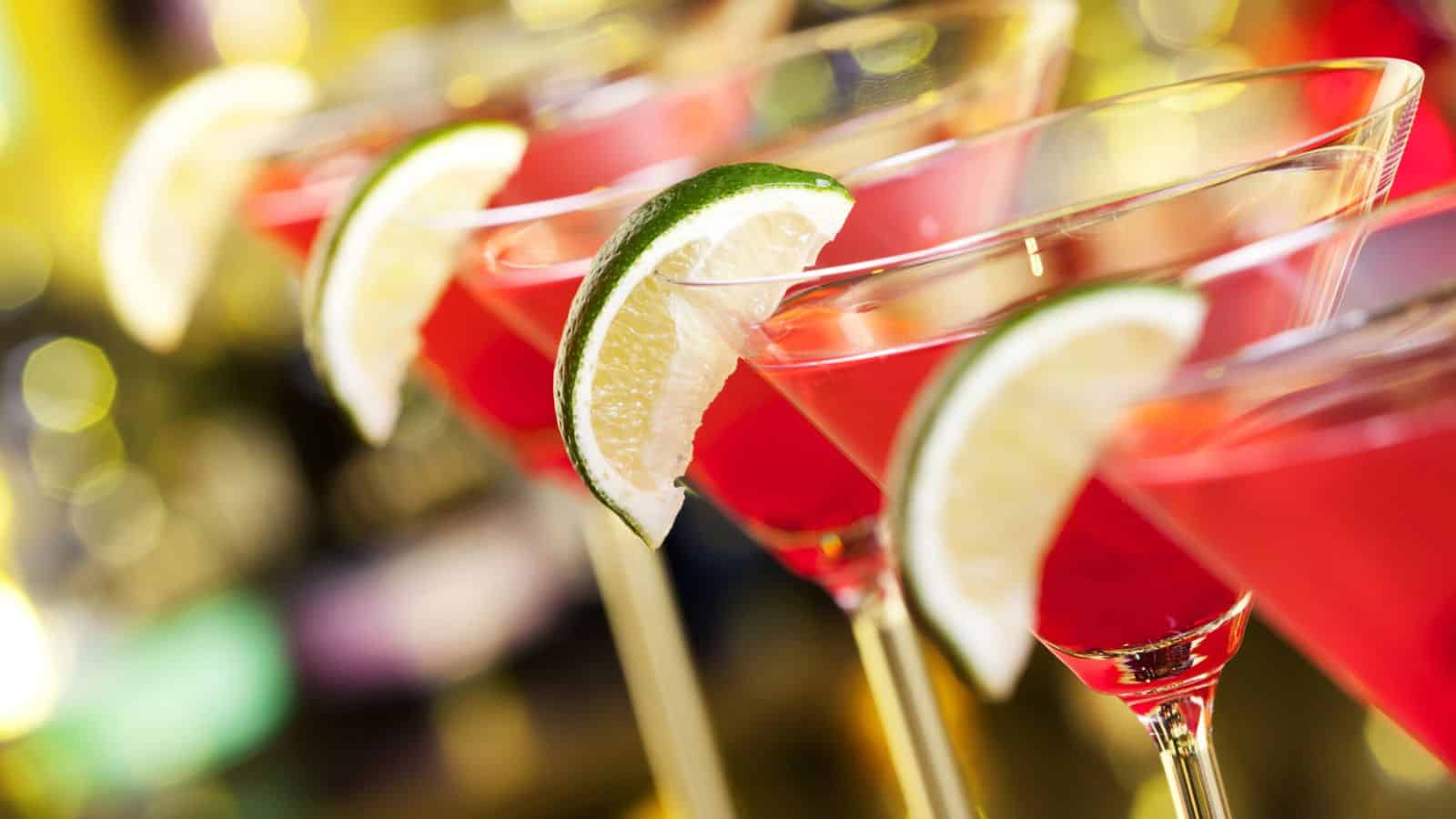 Lingonberry Cosmo summer cocktail